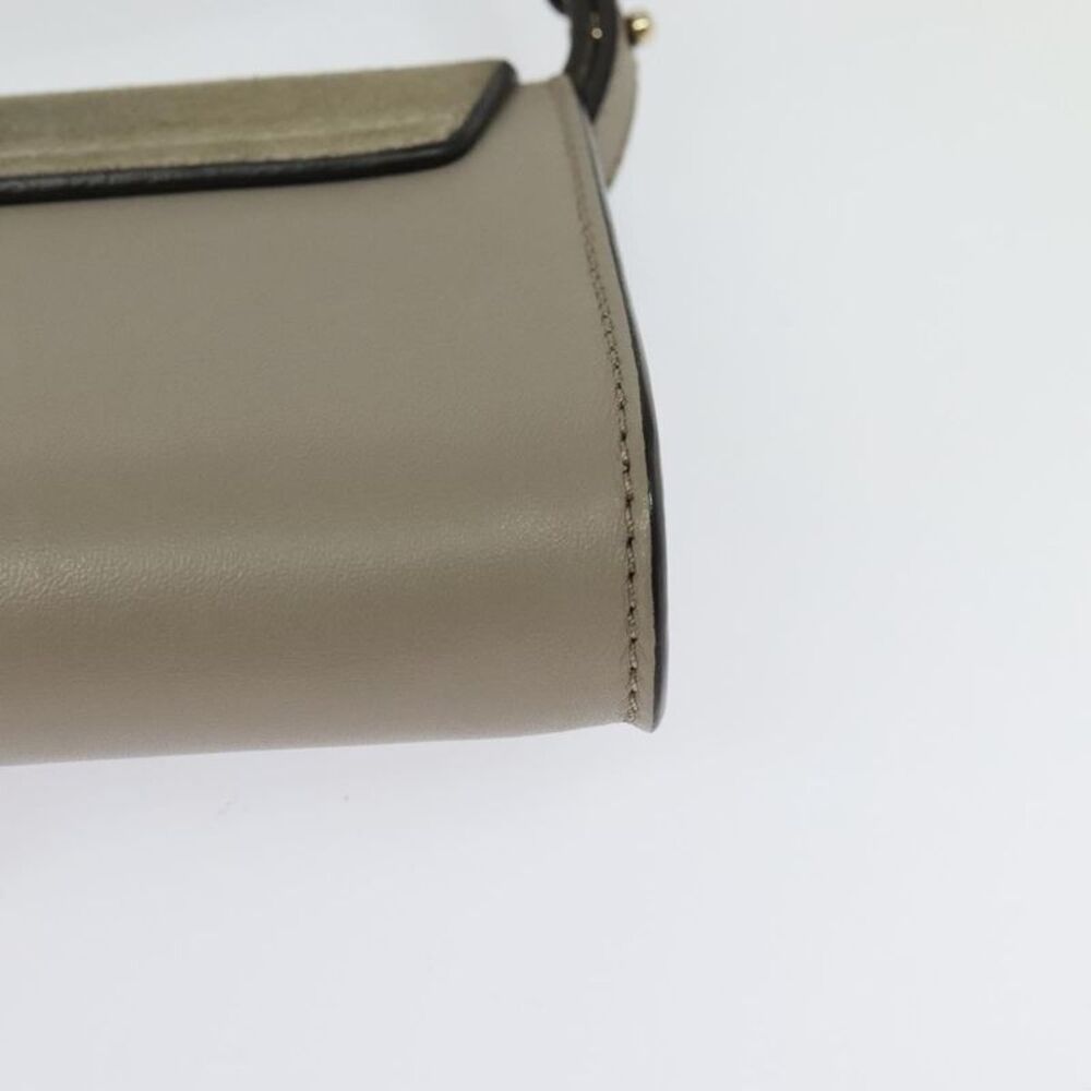 Chloe Faye Leather And Suede Beige Leather Shoulder Bag Bag - Picture 11 of 16